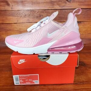 Nike Air Max 270 GS Shoes Women Sz 7.5/6Y Pink Foam White CV9645-600 New
